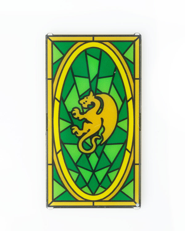 Dragon Stained Glass Window 1x4x6