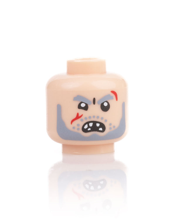 Greybeard Shouting Peasant Head