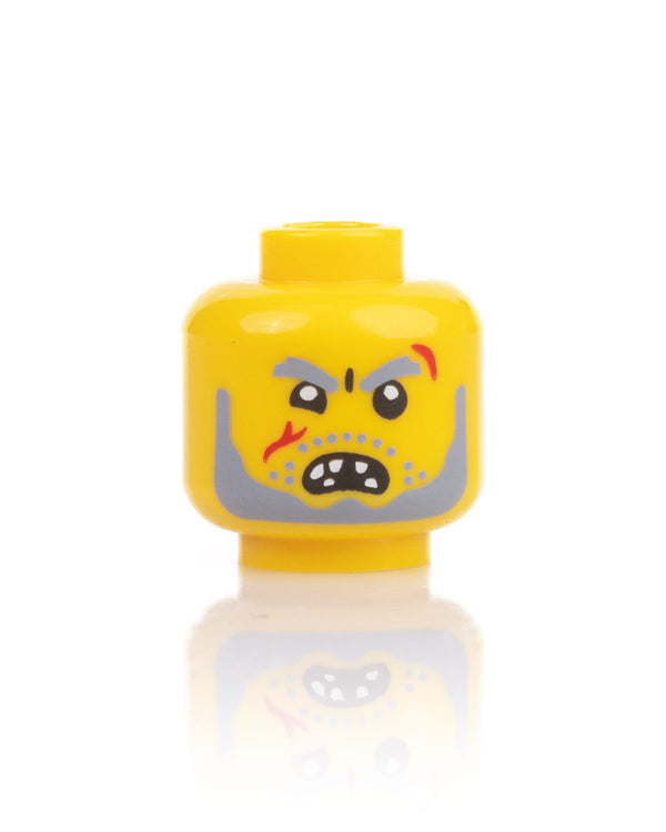 Greybeard Shouting Peasant Head