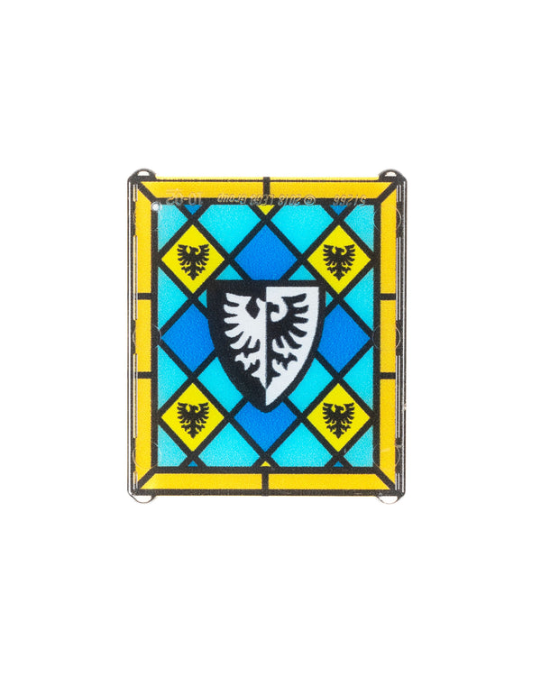 Falcon Stained Glass Window 1x3x3