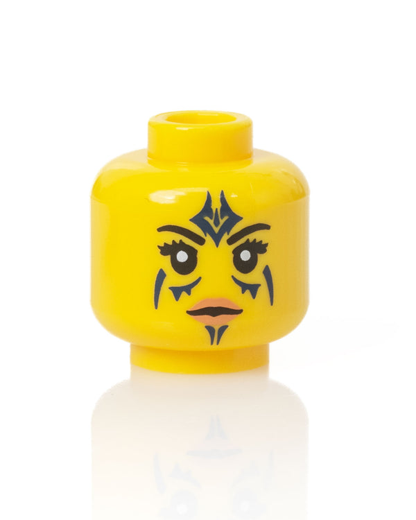 Fantasy Female Tattoo Head