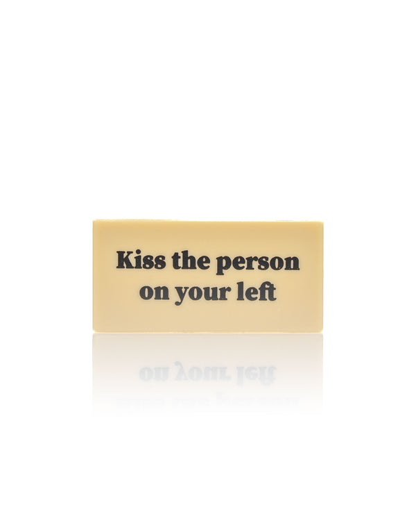 Kiss the person on your left tile