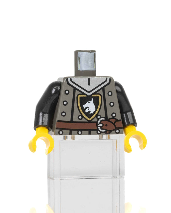 Lynx Knight Brigandine Torso - Old Dark Grey