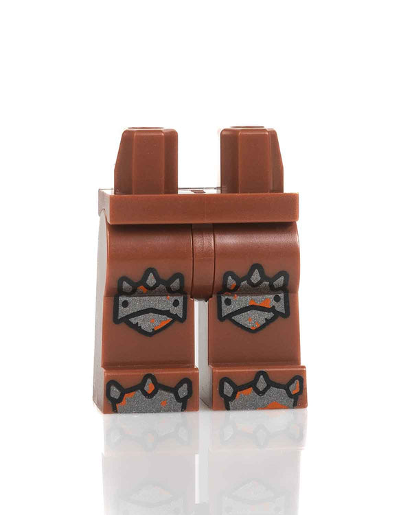 Orc Armor Legs - Reddish Brown