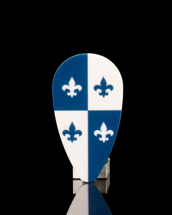 Quartered Fleur De lis Shield - UV Printed