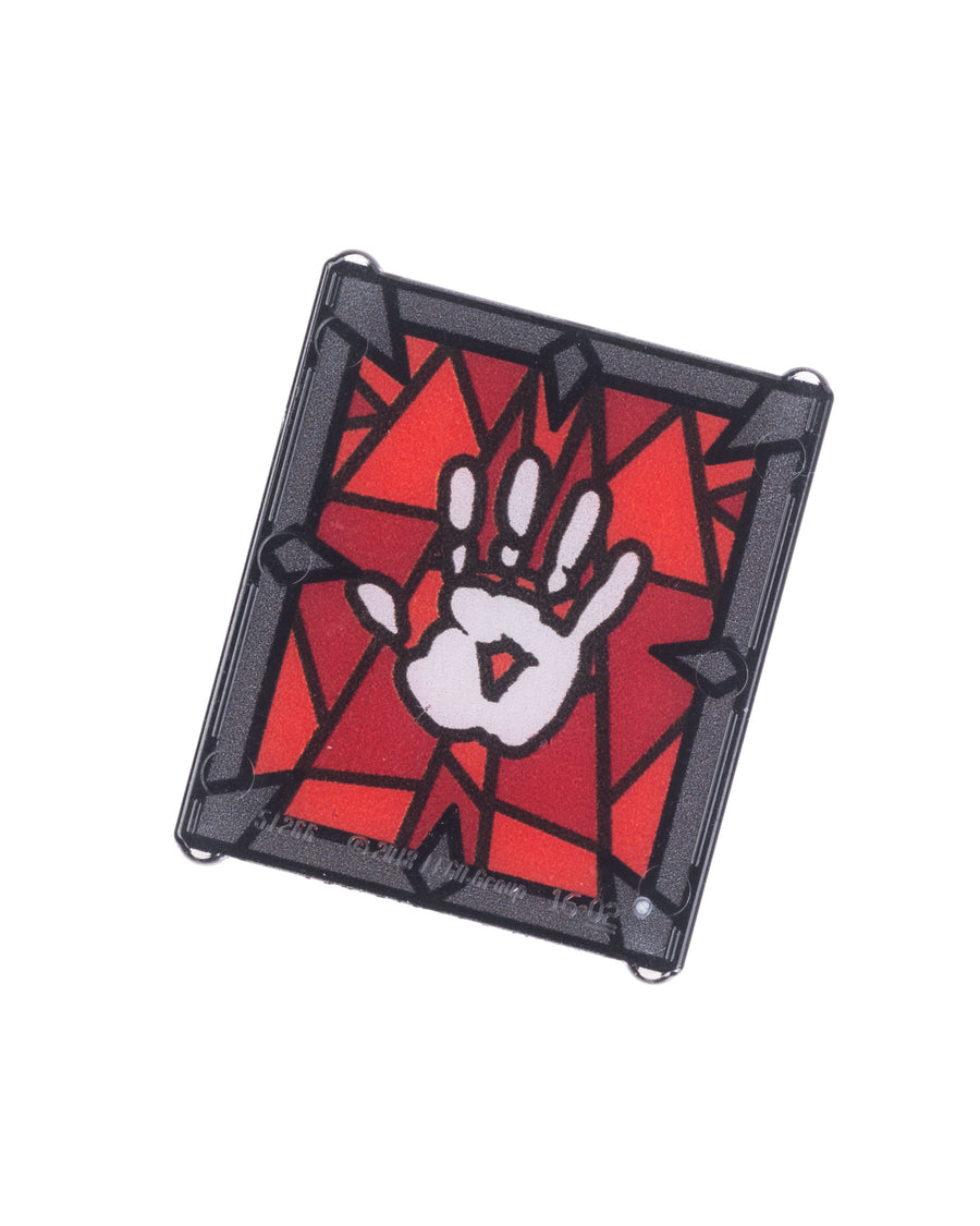 White hand Stained Glass Window 1x3x3 ktownbricks