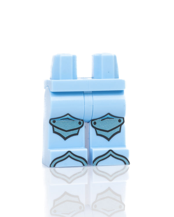 Winter Plate Armor Legs - Bright Light Blue