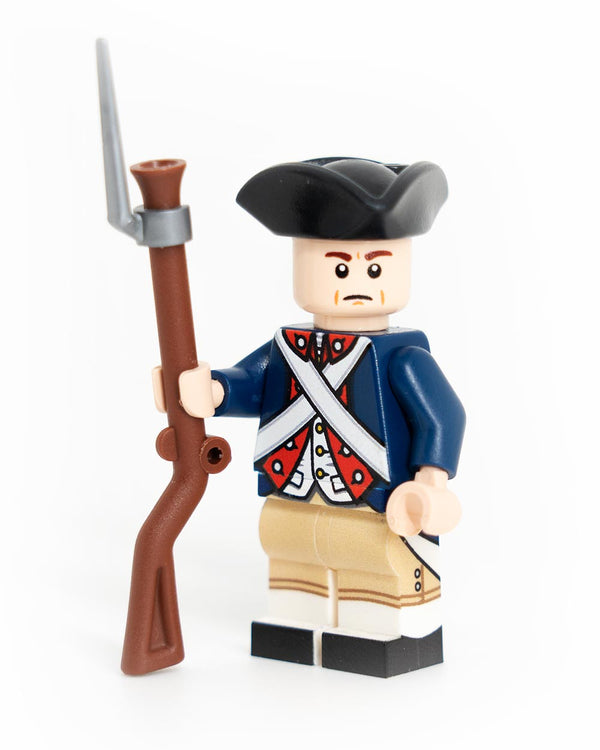 Custom LEGO Revolutionary War Continental Army Minifigure