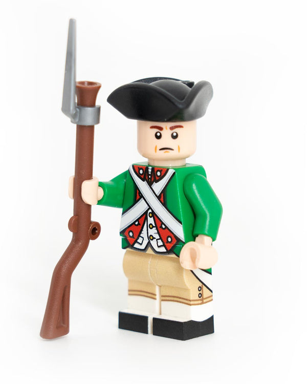 Custom Lego Revolutionary War Continental Marine Minifigure